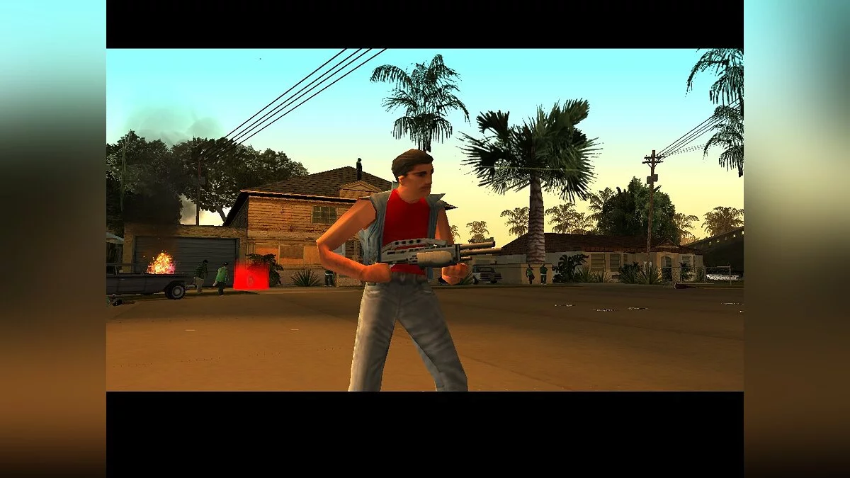 Атака Ballas на Grove Street / GTA San Andreas