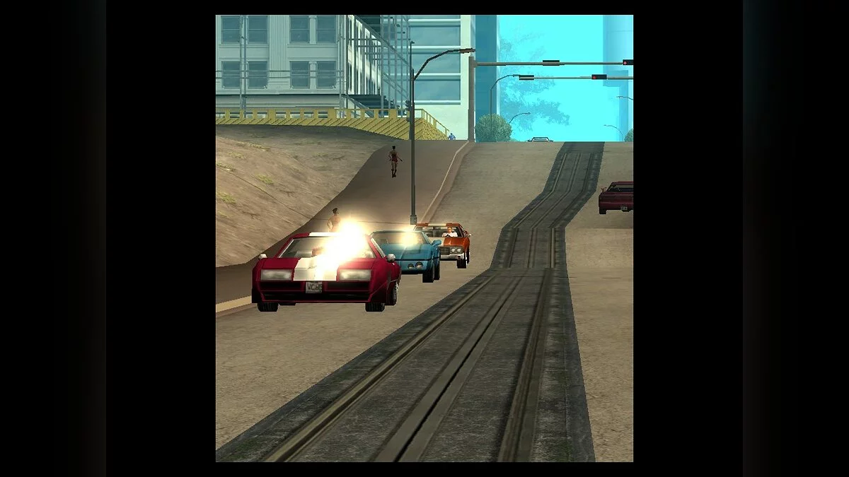 Блики на автомобилях (Как в GTA VC) / GTA San Andreas