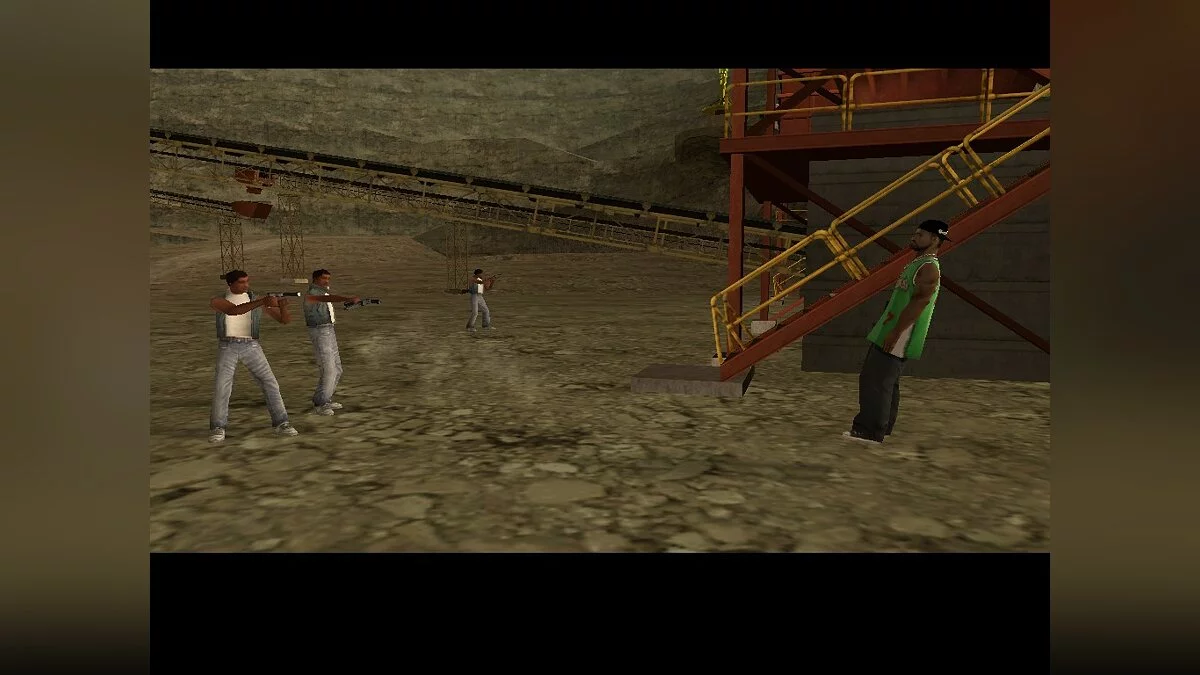 Перестрелка Grove Street и Ballas в каньоне / GTA San Andreas