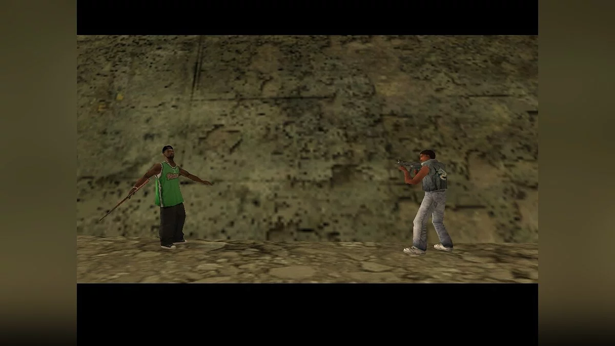 Перестрелка Grove Street и Ballas в каньоне / GTA San Andreas