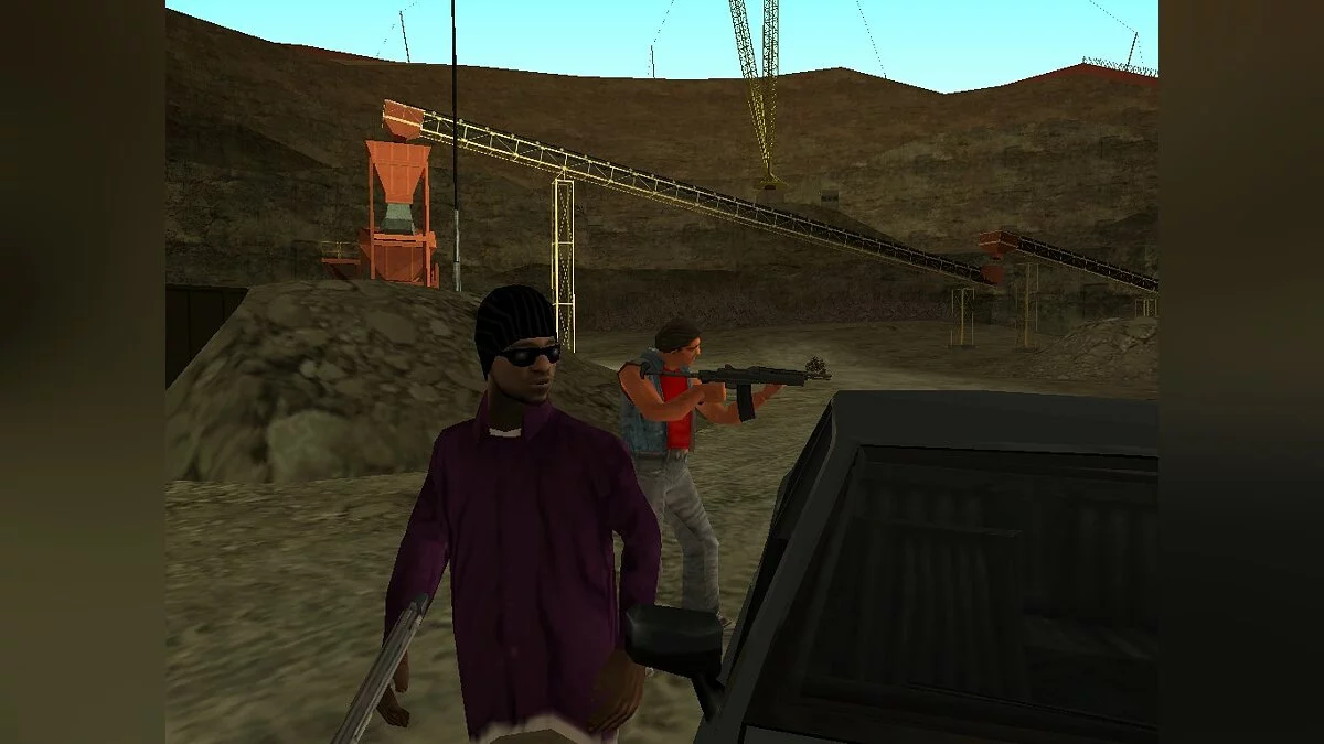 Перестрелка Grove Street и Ballas в каньоне / GTA San Andreas