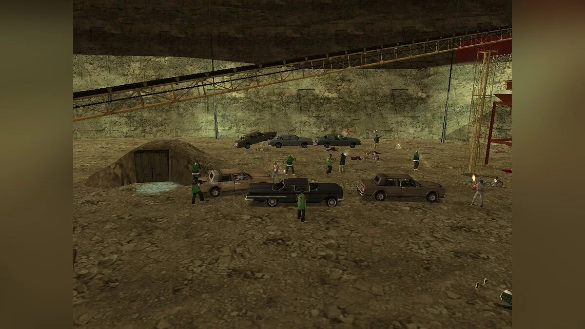 Перестрелка Grove Street и Ballas в каньоне / GTA San Andreas