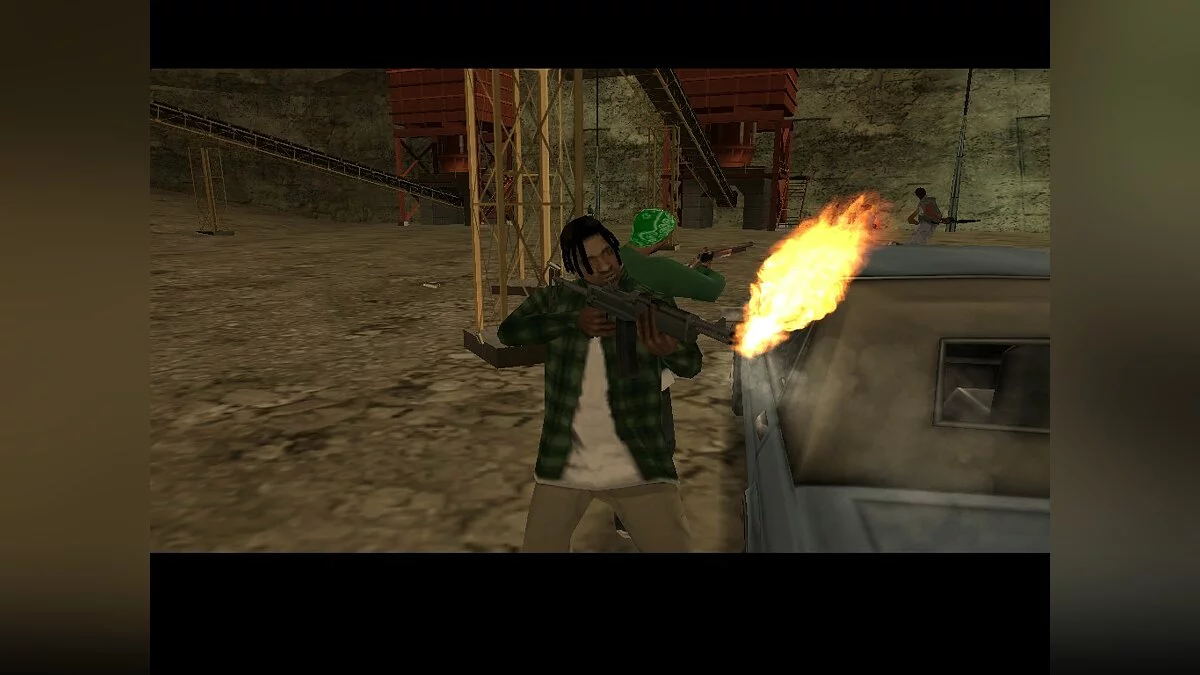 Перестрелка Grove Street и Ballas в каньоне / GTA San Andreas