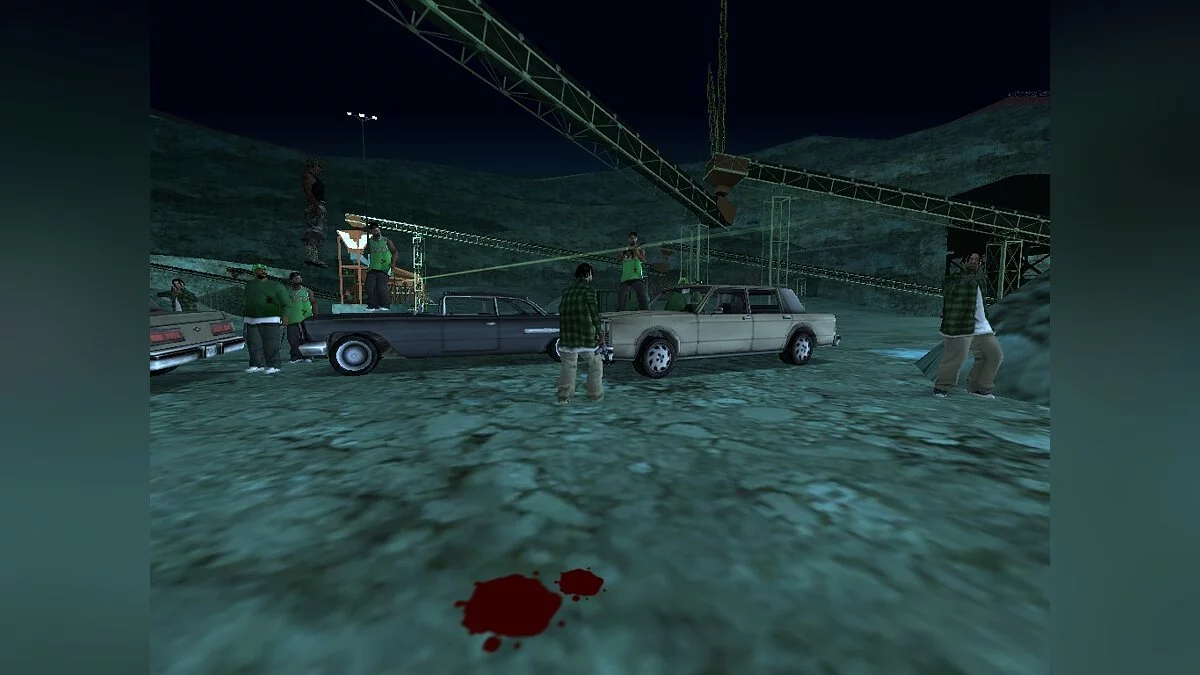 Перестрелка Grove Street и Ballas в каньоне / GTA San Andreas