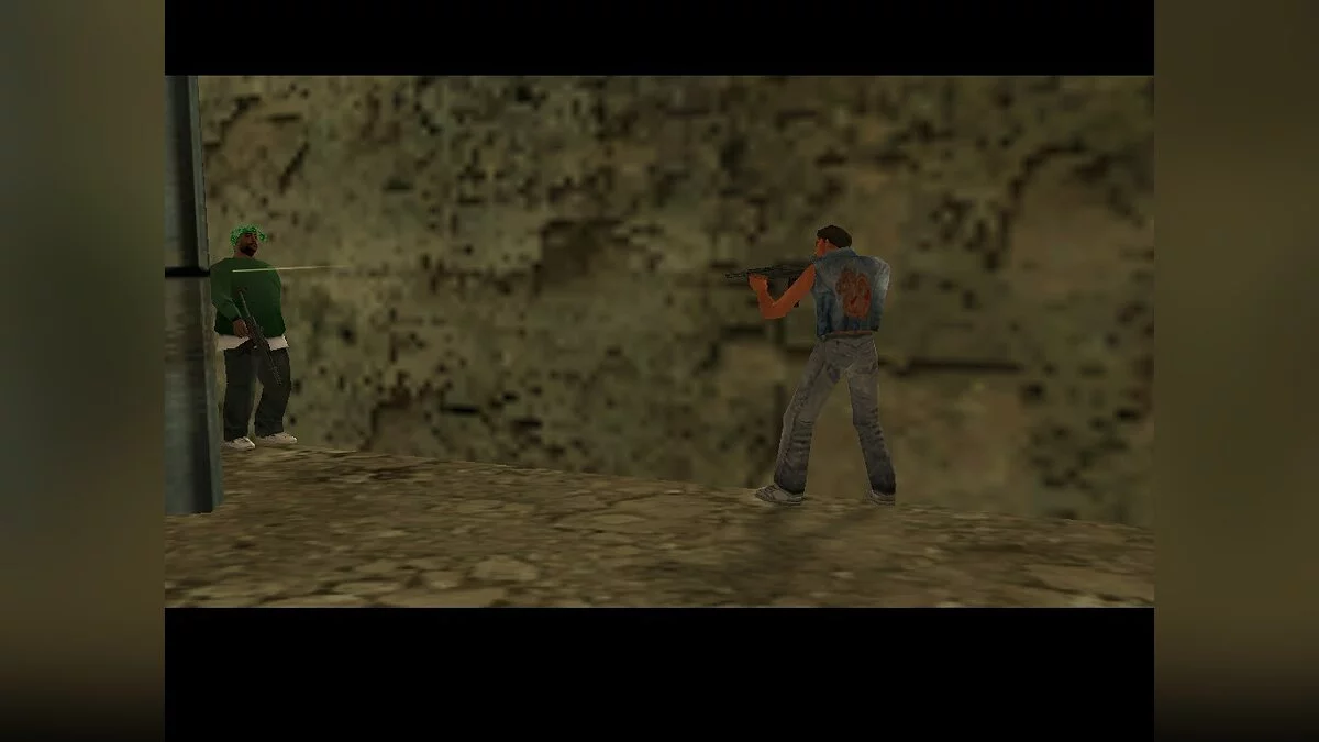 Перестрелка Grove Street и Ballas в каньоне / GTA San Andreas
