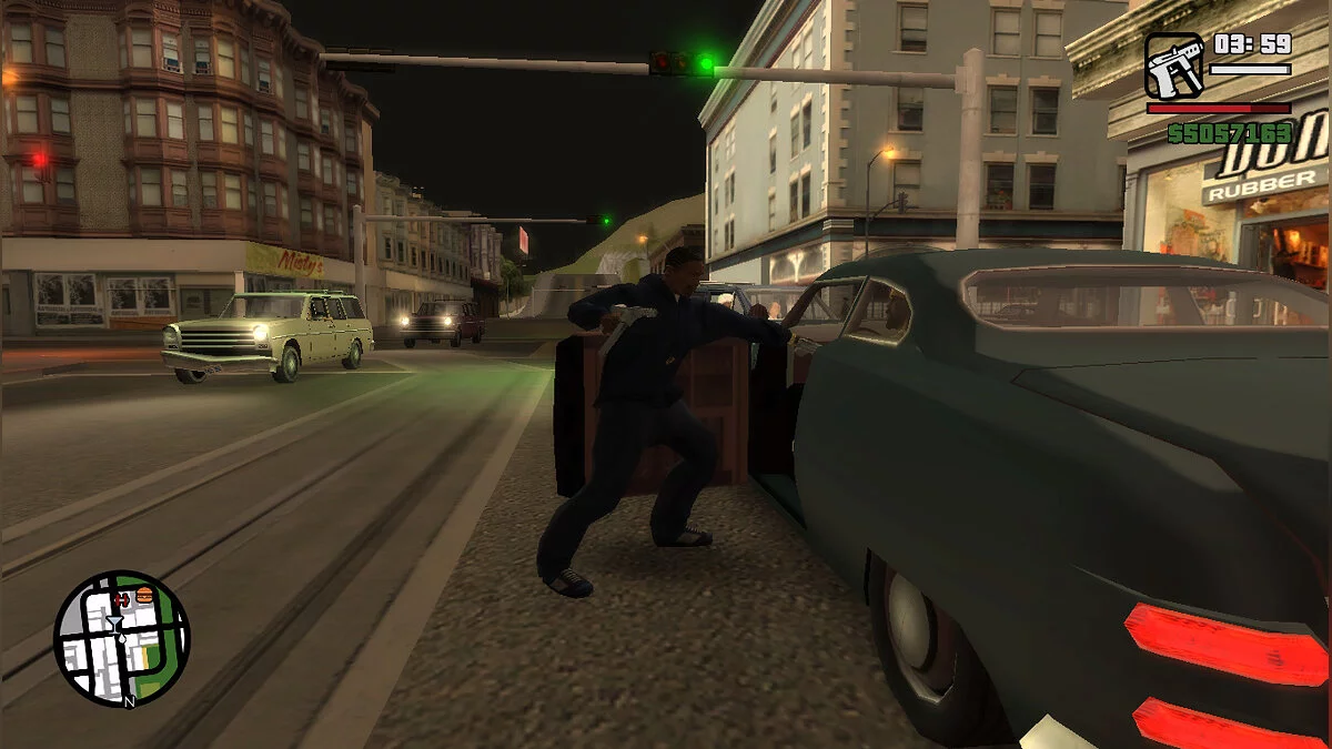Угон автомобиля, как в GTA 4 / GTA San Andreas