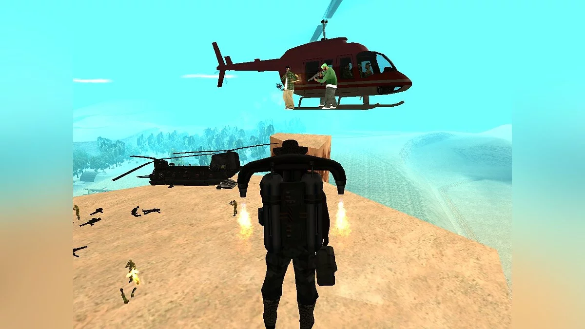 Война Балласов и военных сил США / GTA San Andreas