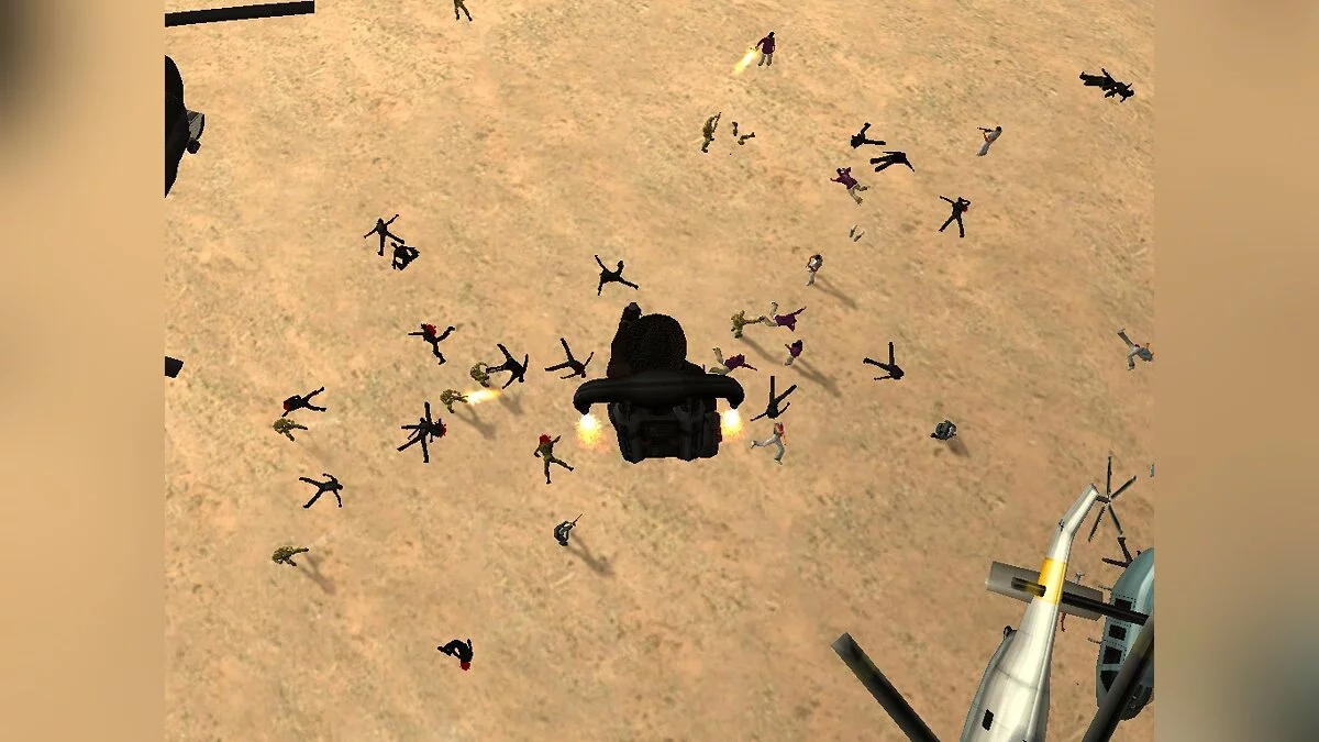 Война Балласов и военных сил США / GTA San Andreas
