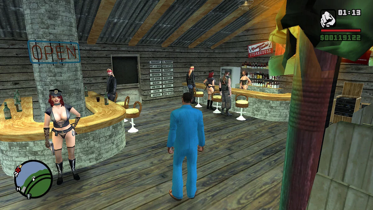 Байкерский бар в Flint County / GTA San Andreas