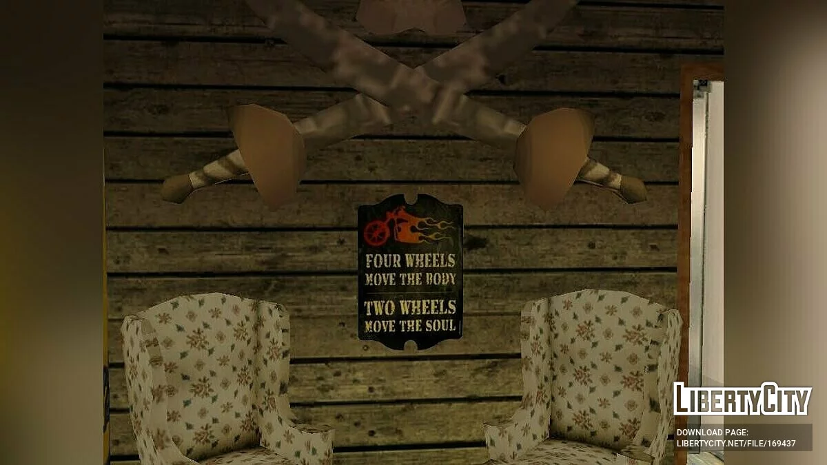 Байкерский бар в Flint County / GTA San Andreas
