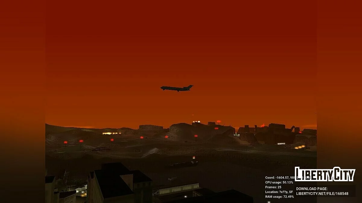 Летающий Airtrain как в GTA 3 или GTA VC / GTA San Andreas