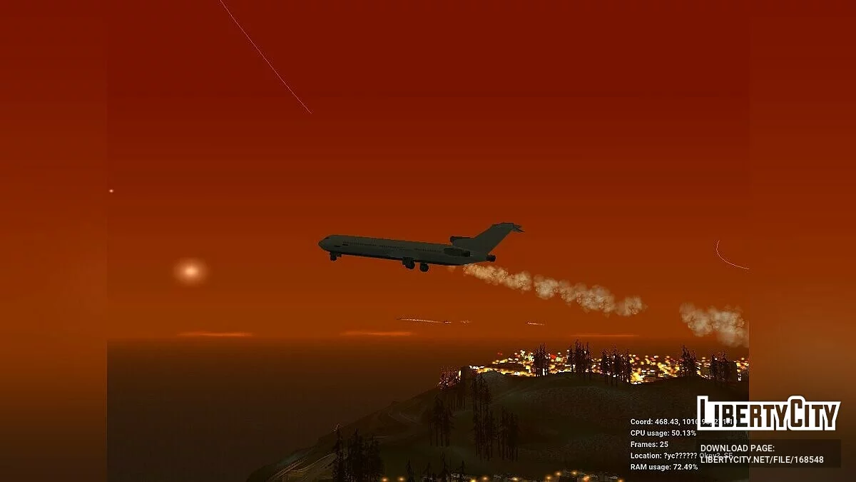 Летающий Airtrain как в GTA 3 или GTA VC / GTA San Andreas