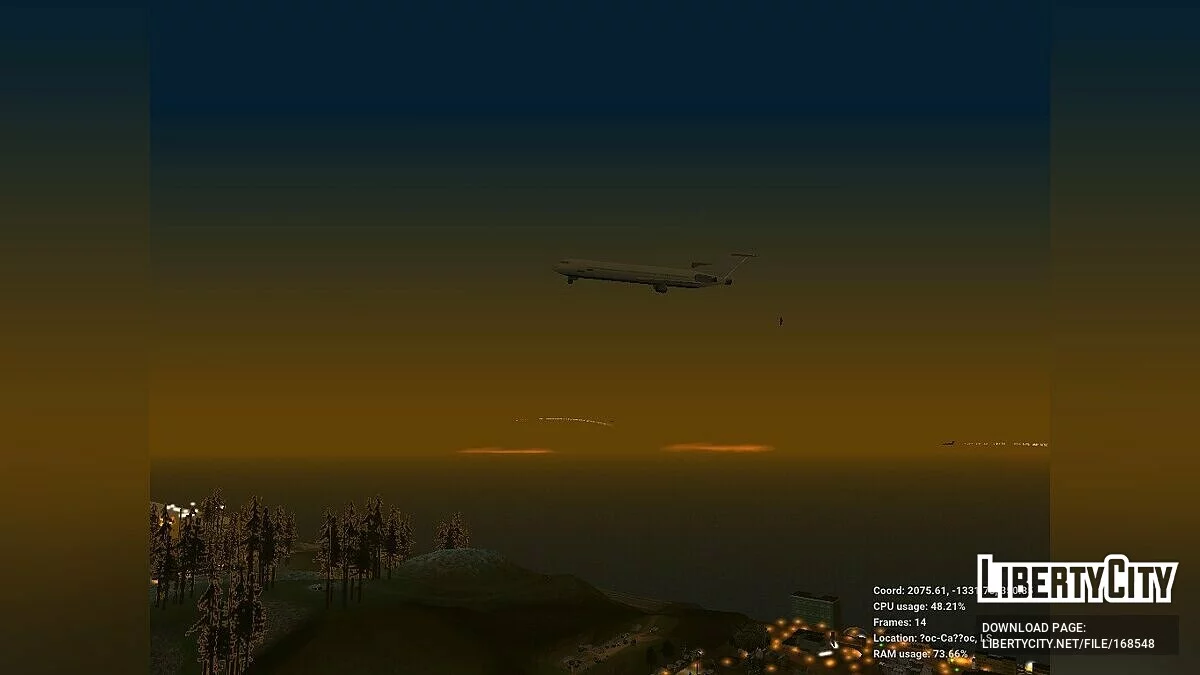 Летающий Airtrain как в GTA 3 или GTA VC / GTA San Andreas