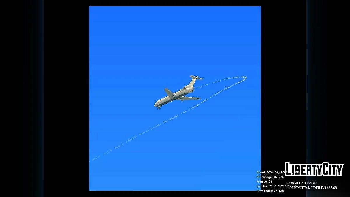 Летающий Airtrain как в GTA 3 или GTA VC / GTA San Andreas