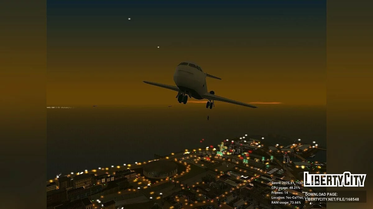Летающий Airtrain как в GTA 3 или GTA VC / GTA San Andreas