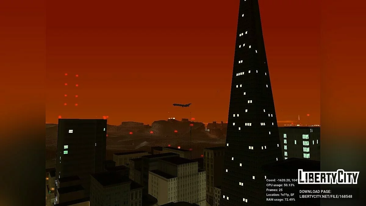 Летающий Airtrain как в GTA 3 или GTA VC / GTA San Andreas