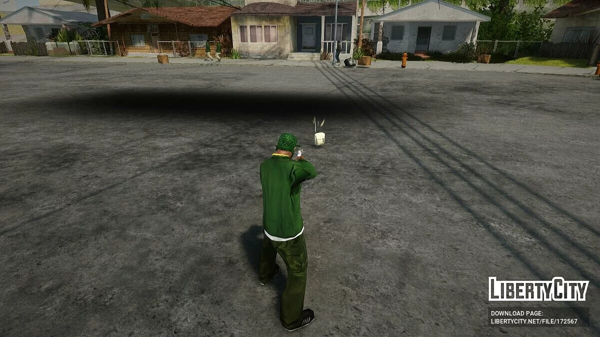 Взорвать выстрелом взрывчатку / GTA San Andreas