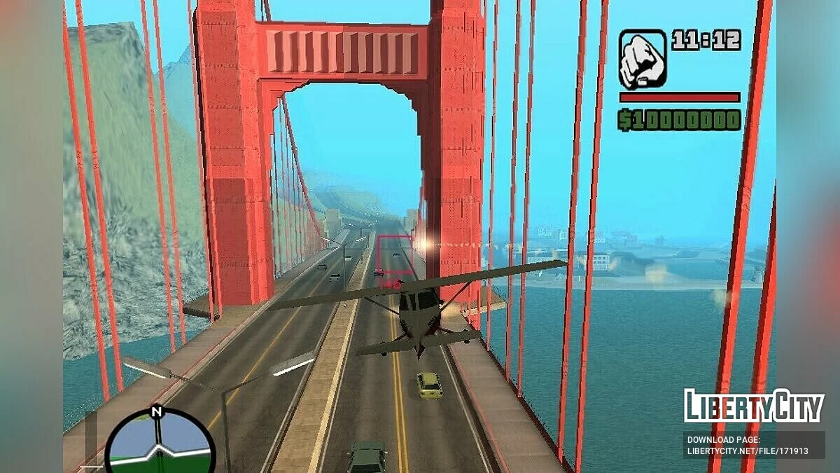 Запуск ракет с автонаведением / GTA San Andreas