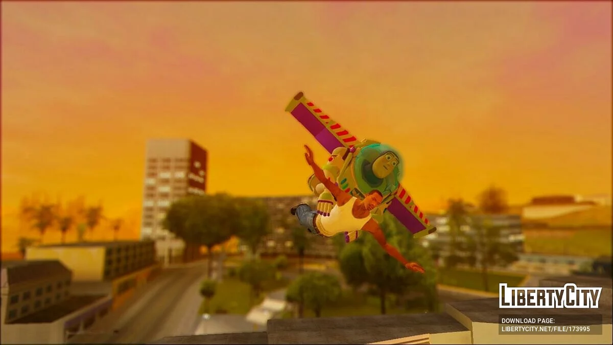 Полет Базза Лайтера / GTA San Andreas