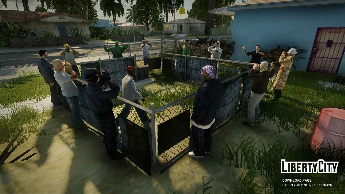Петушиные бои на Grove Street / GTA San Andreas