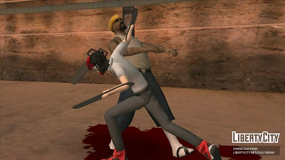 Играть за Человека-пилу / GTA San Andreas