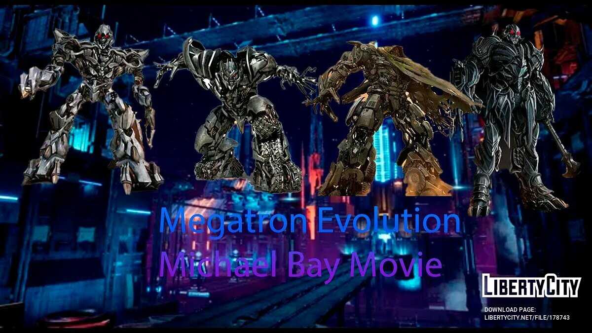 Megatron Evolution Mod TF Movie для GTA San Andreas - Картинка #1