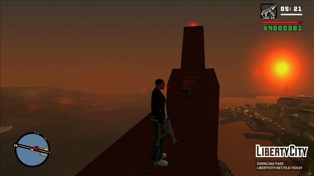 Маркеры на крышу v0.1 / GTA San Andreas