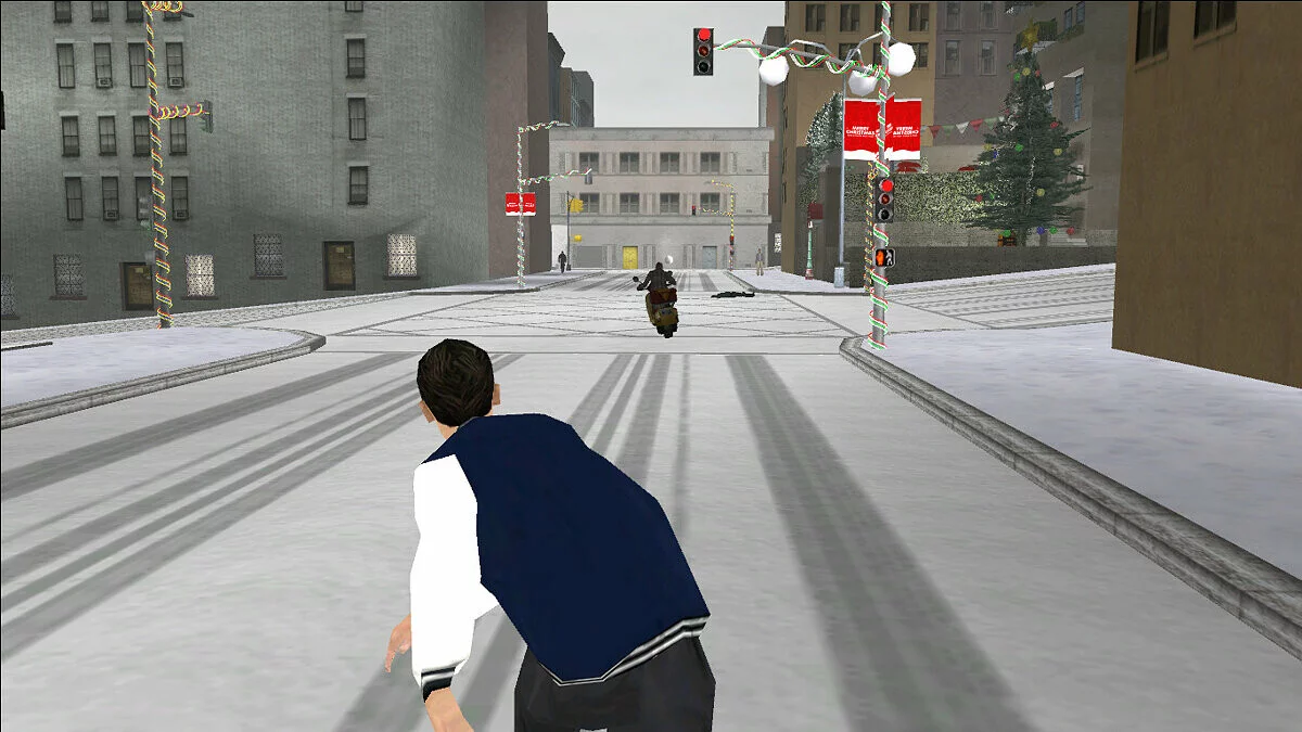 Бросать снежки / GTA San Andreas