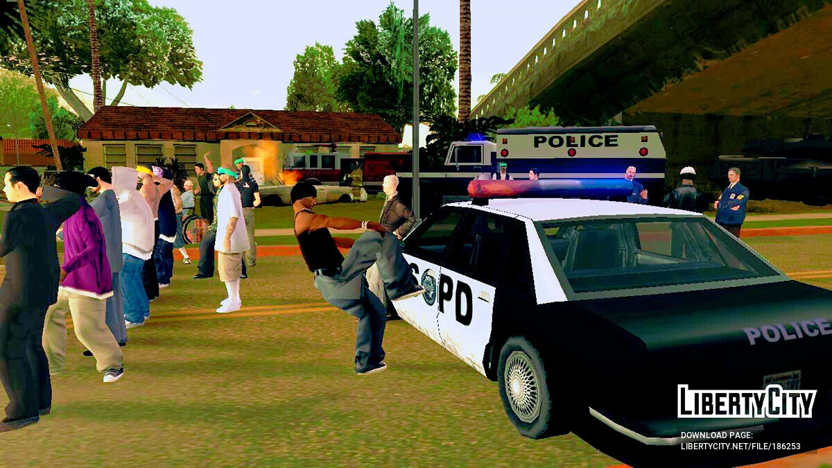 Реальная ситуация на Grove Street / GTA San Andreas