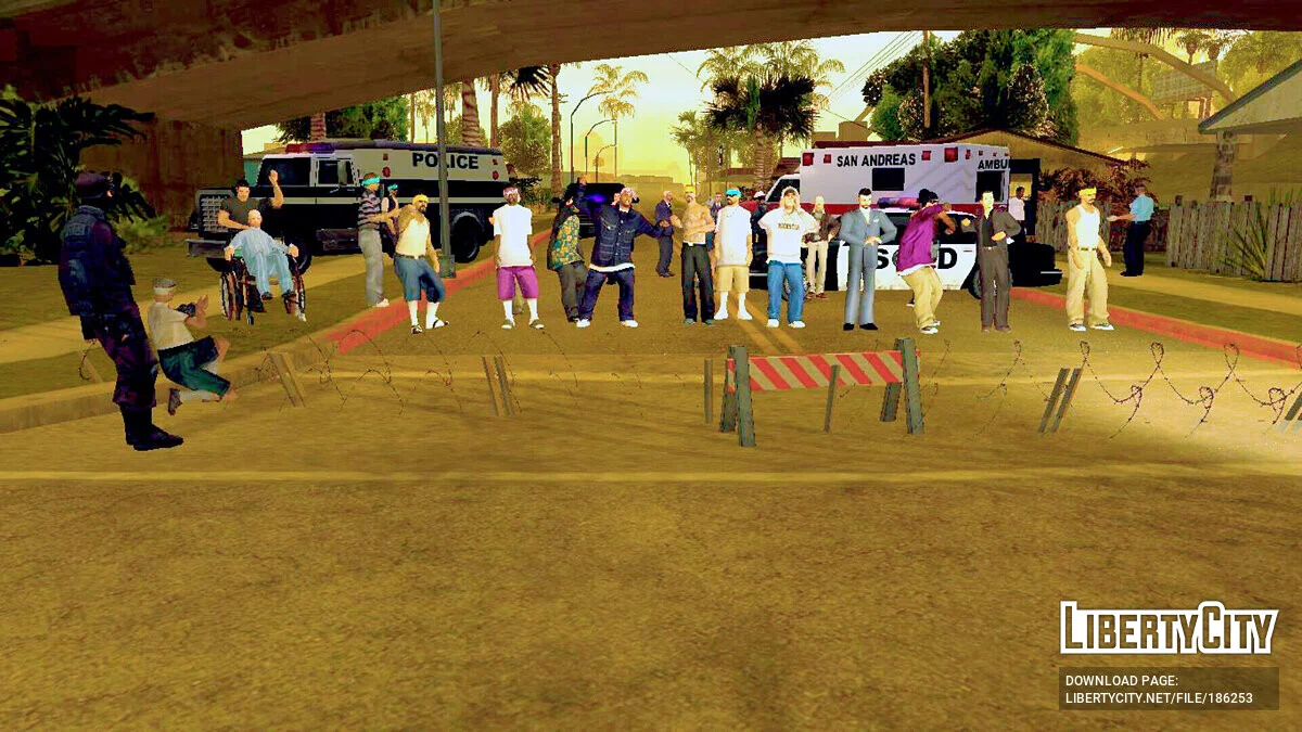 Реальная ситуация на Grove Street / GTA San Andreas