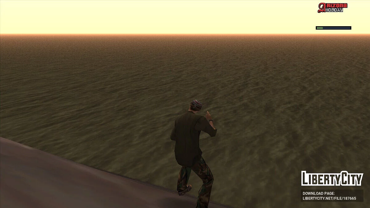 Исправление квадрата под водой / GTA San Andreas