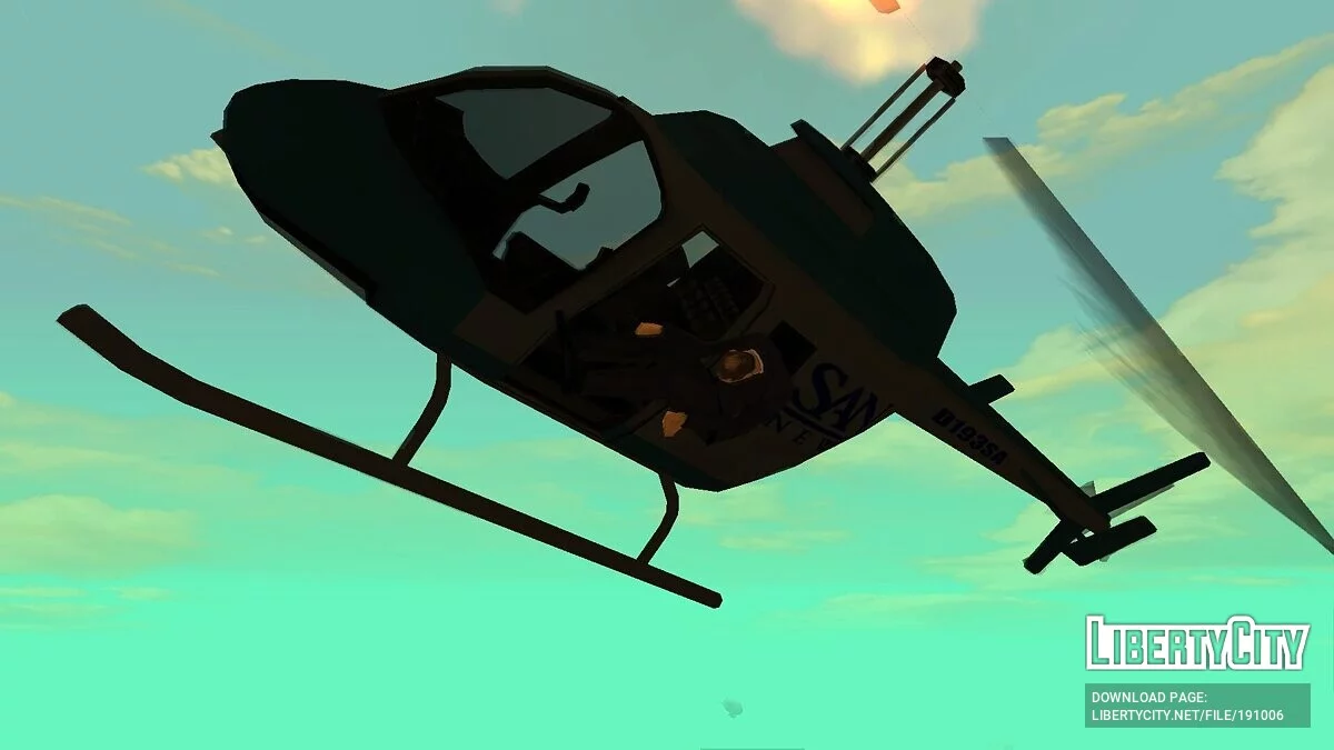 Пилоты в вертолётах Police Maverick и San News / GTA San Andreas
