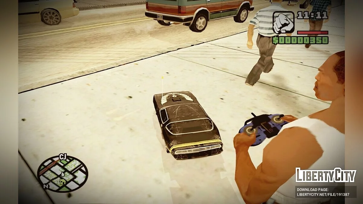 Радиоуправляемый транспорт в любом месте v1.1 / GTA San Andreas