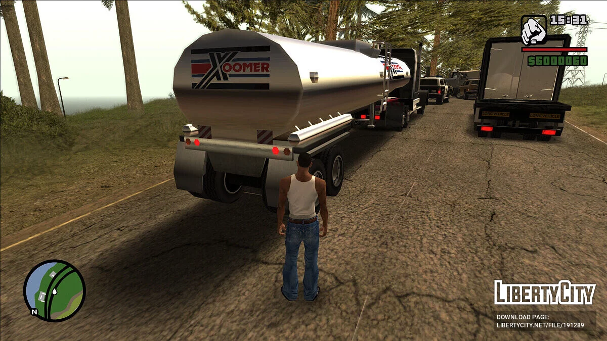 Стоп-сигналы у прицепов / GTA San Andreas