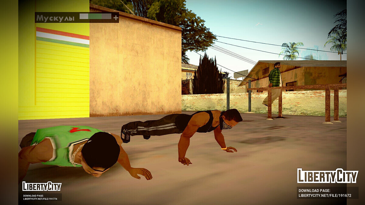 Скачать Street Workout v2.1 [PC + Mobile] для GTA San Andreas