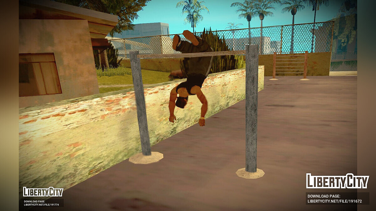 Скачать Street Workout v2.1 [PC + Mobile] для GTA San Andreas