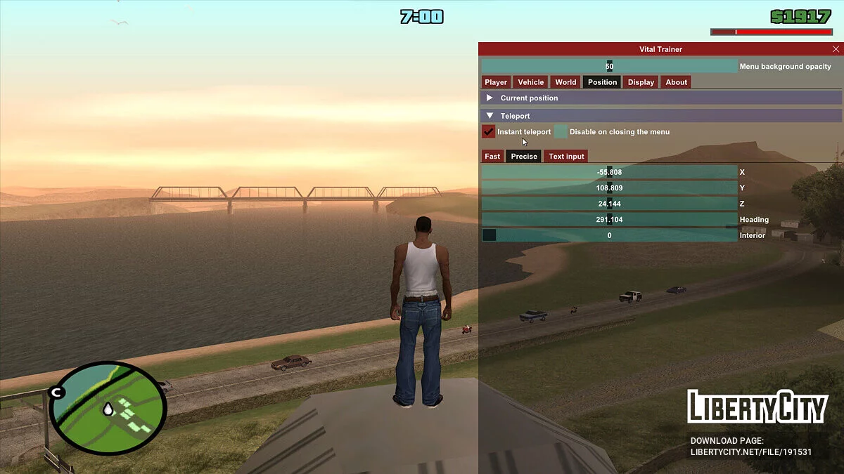 Vital Trainer / GTA San Andreas