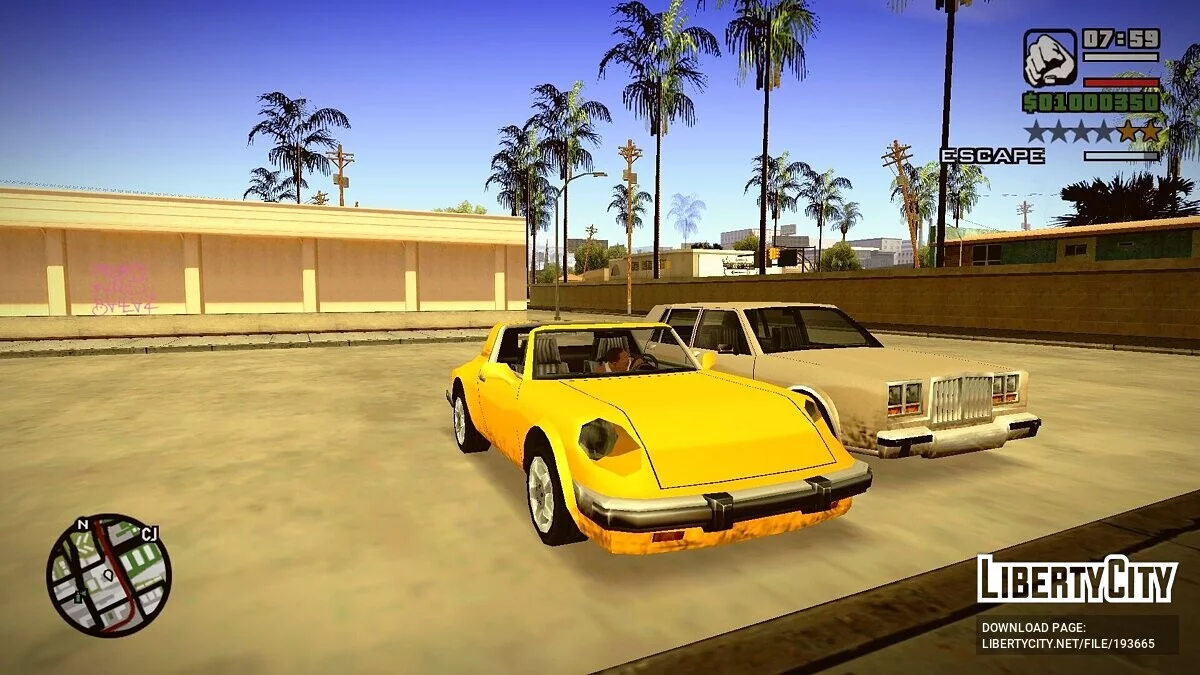 Прятаться в машине как в GTA 5 v1.2 / GTA San Andreas