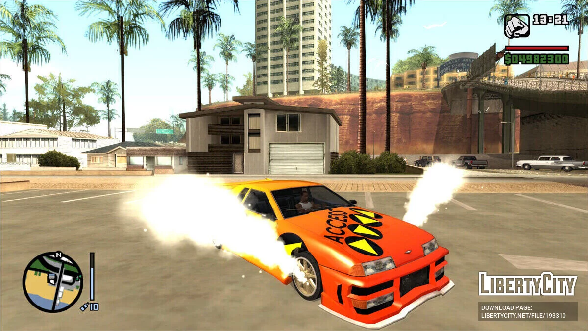 Улучшенная система нитро / GTA San Andreas