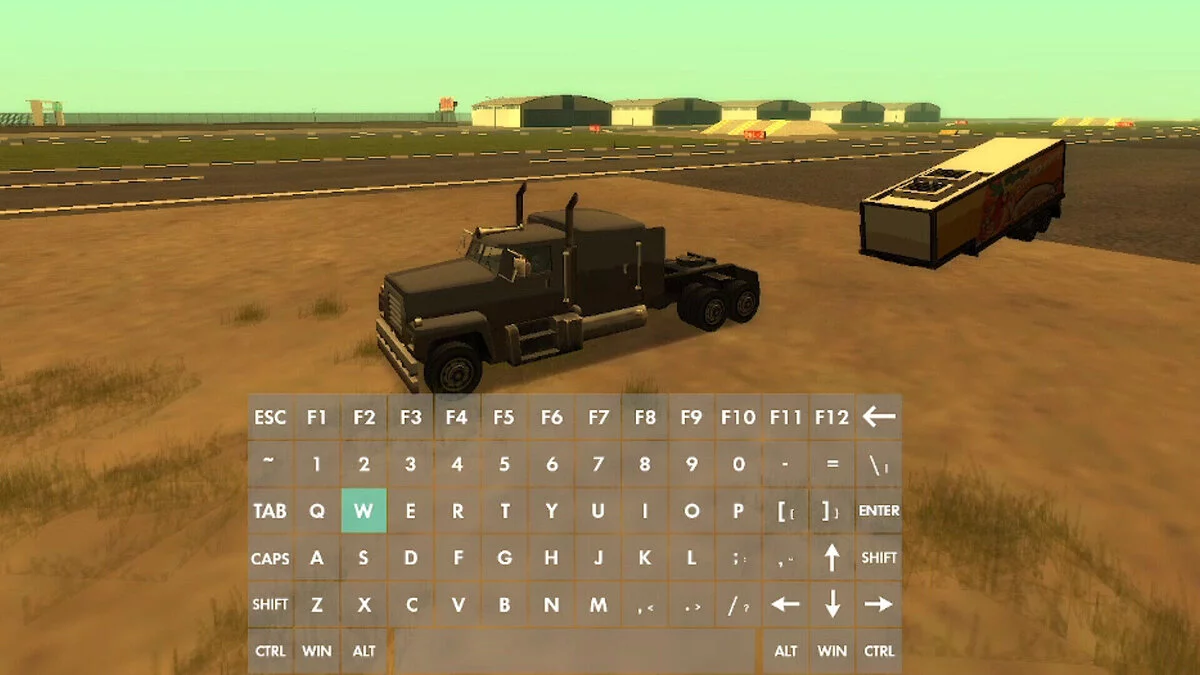 Отсоединить прицеп v1 / GTA San Andreas
