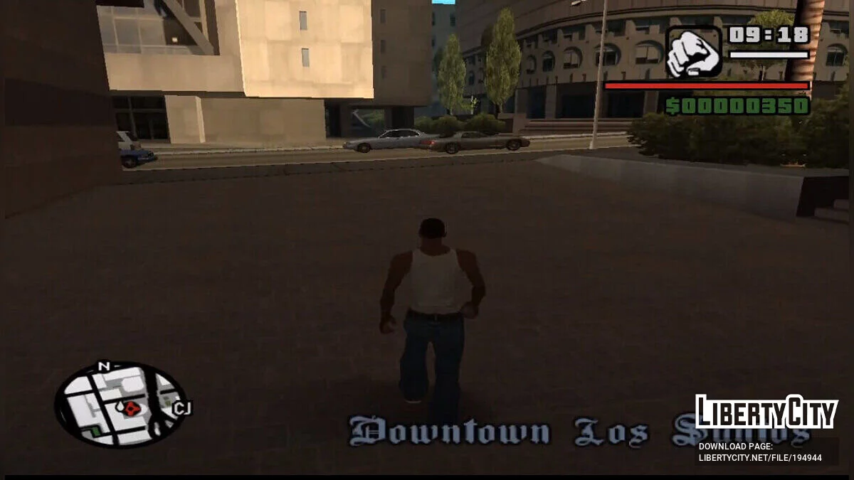 Увеличенная полоса здоровья + Режим Бога / GTA San Andreas