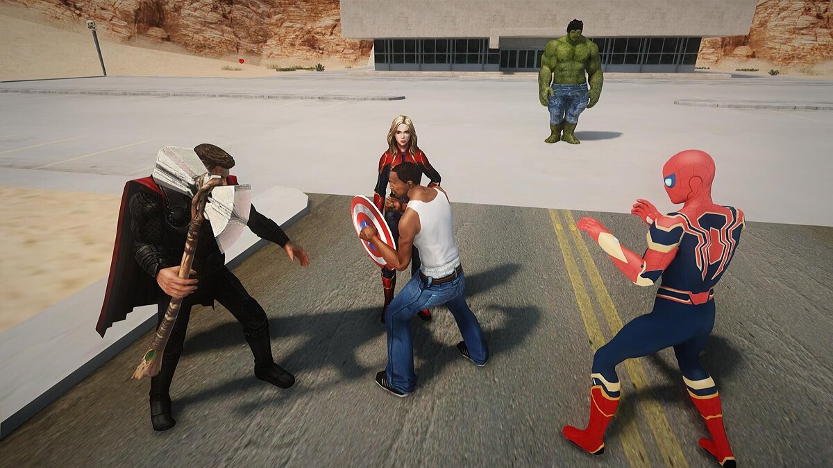 Замена avengers.cs в GTA San Andreas (5 файлов)