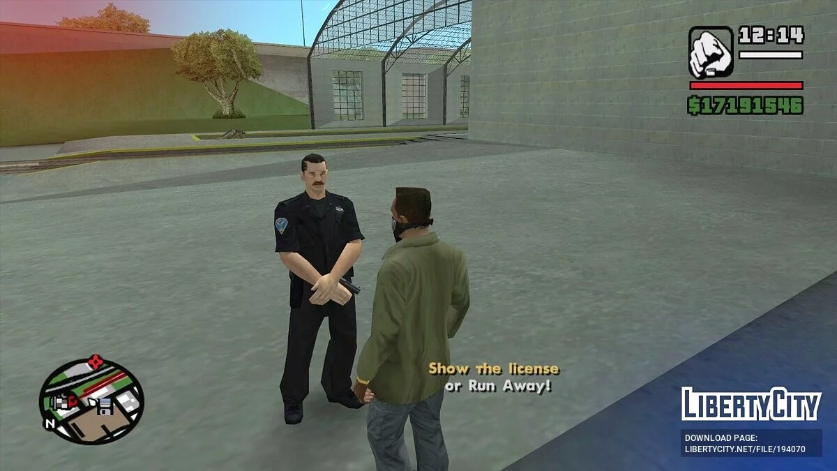 Реакция полиции на оружие игрока v1.2 [PC + Mobile] / GTA San Andreas