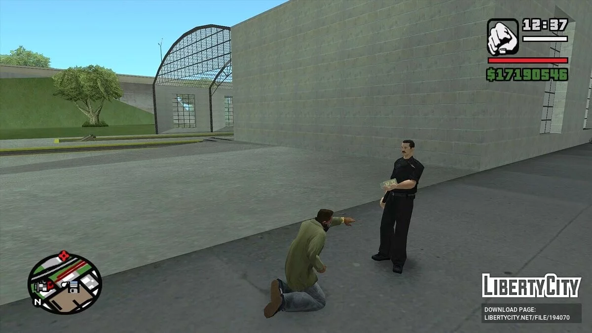 Реакция полиции на оружие игрока v1.2 [PC + Mobile] / GTA San Andreas