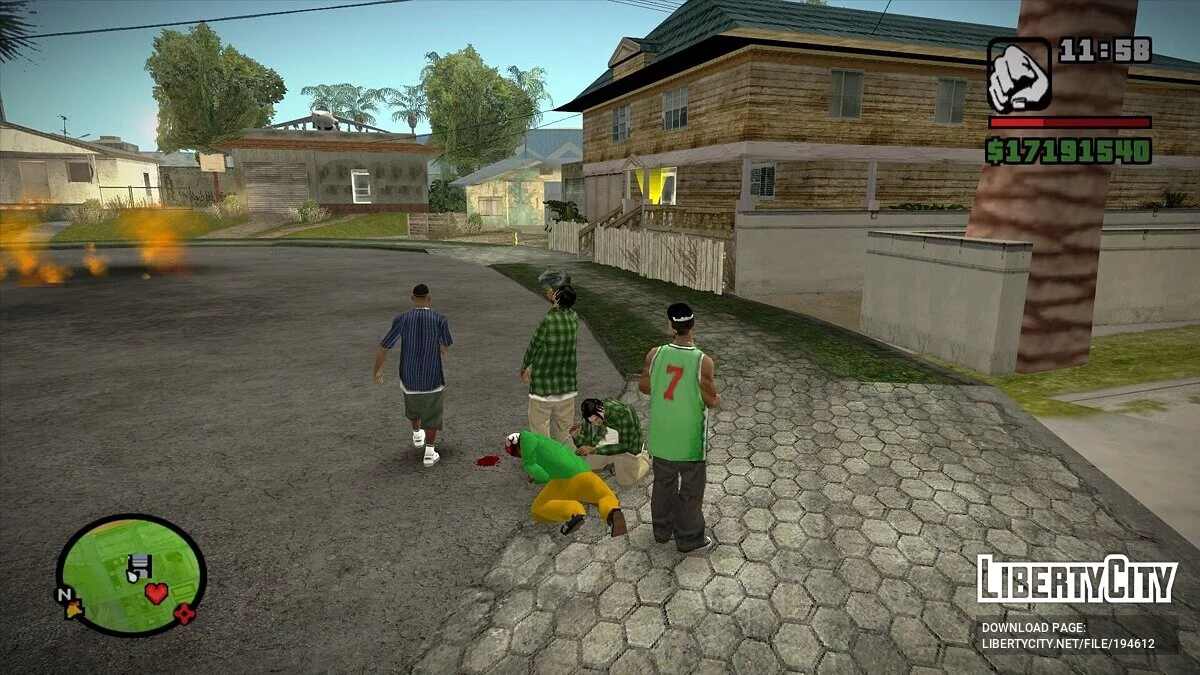 Союзники воскрешают СиДжея / GTA San Andreas