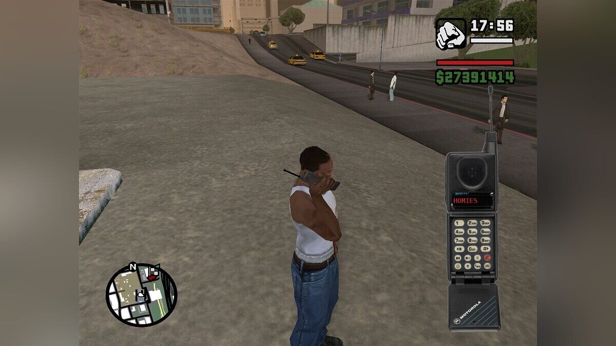 Скачать Phone mod для GTA San Andreas