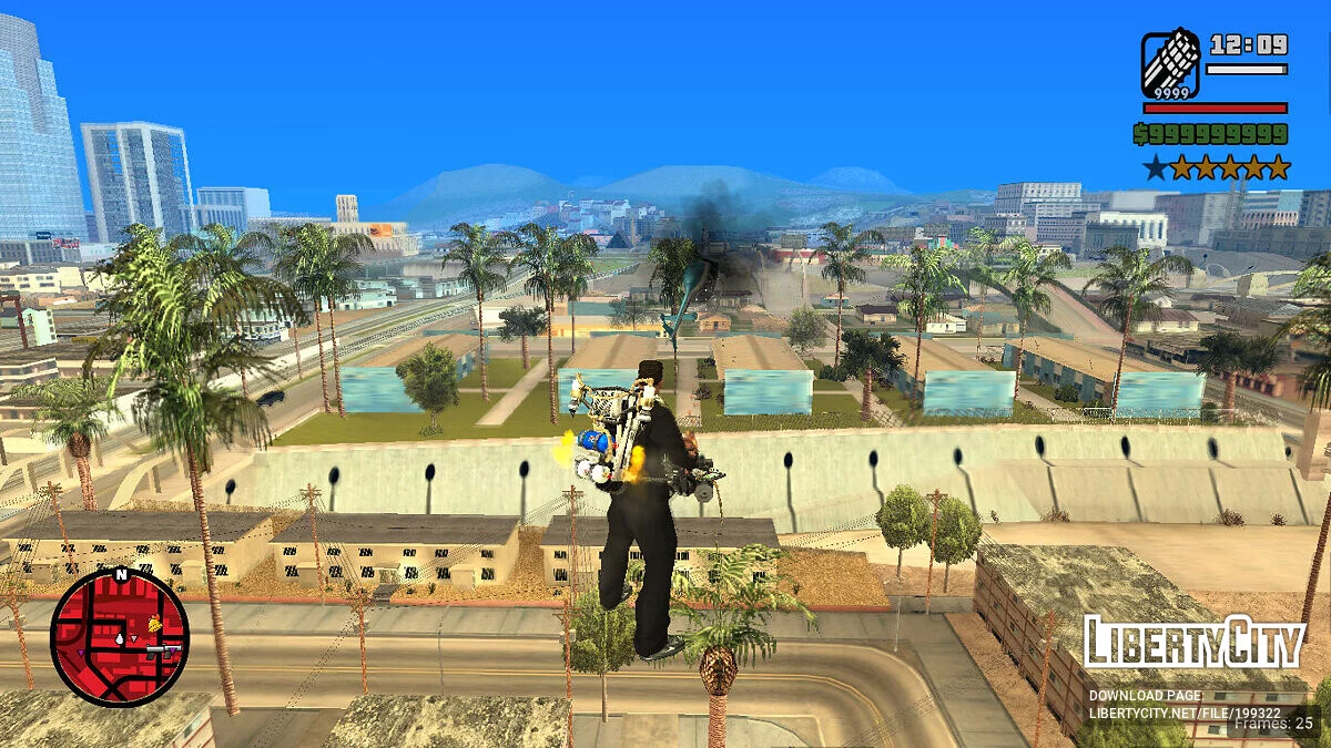 Улучшенный джетпак / GTA San Andreas