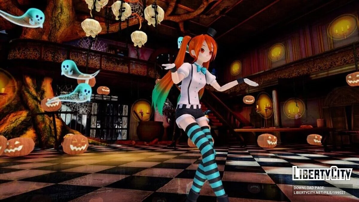 Mrs Pumpkins Comical Dream: Dance + Stage / GTA San Andreas