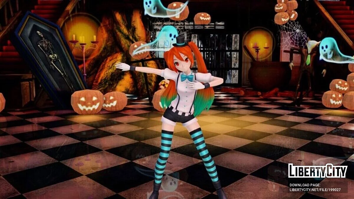 Mrs Pumpkins Comical Dream: Dance + Stage / GTA San Andreas