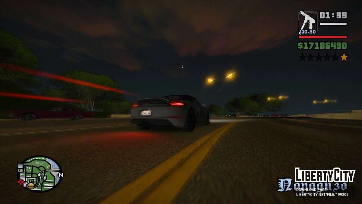 Скачать Rear lights Mod v3.4 для GTA San Andreas